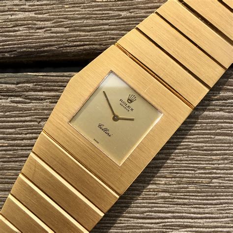 rolex cellini gold 1975|Rolex cellini 18k gold watch.